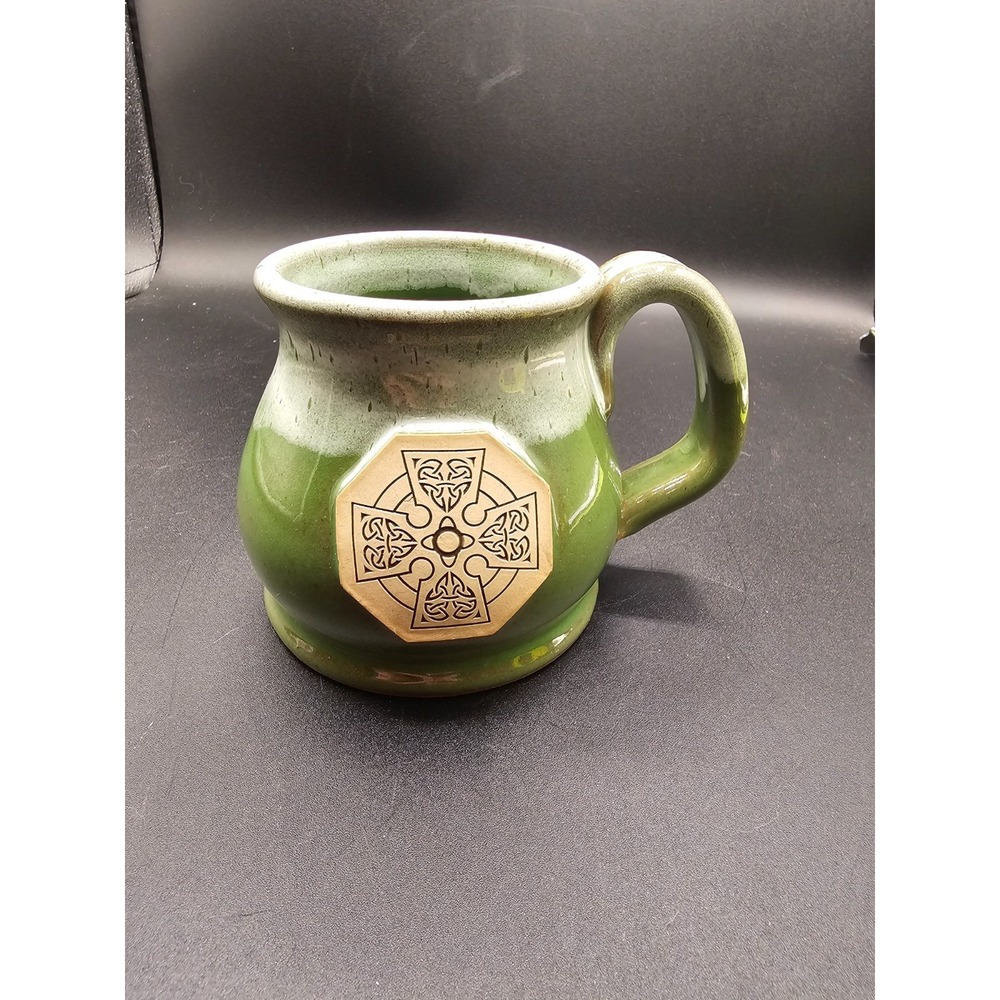 Sunset Hill Stoneware mug Celtic Cross